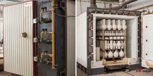 5 years ago, we installed the new dynamic air and gas control system for intermittent kilns.